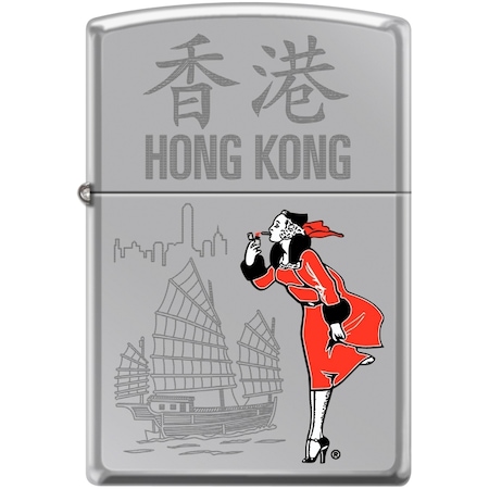 Zippo 2024 Zippo Custom Windy Hong Kong Hp Chrome ZIP-250CI403955